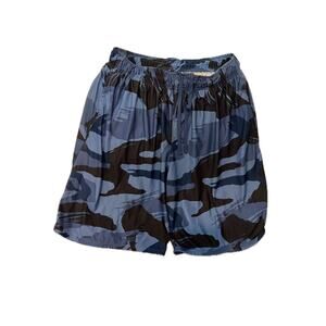 Athletic Works Blue Black Training Shorts Mens M (32-34)